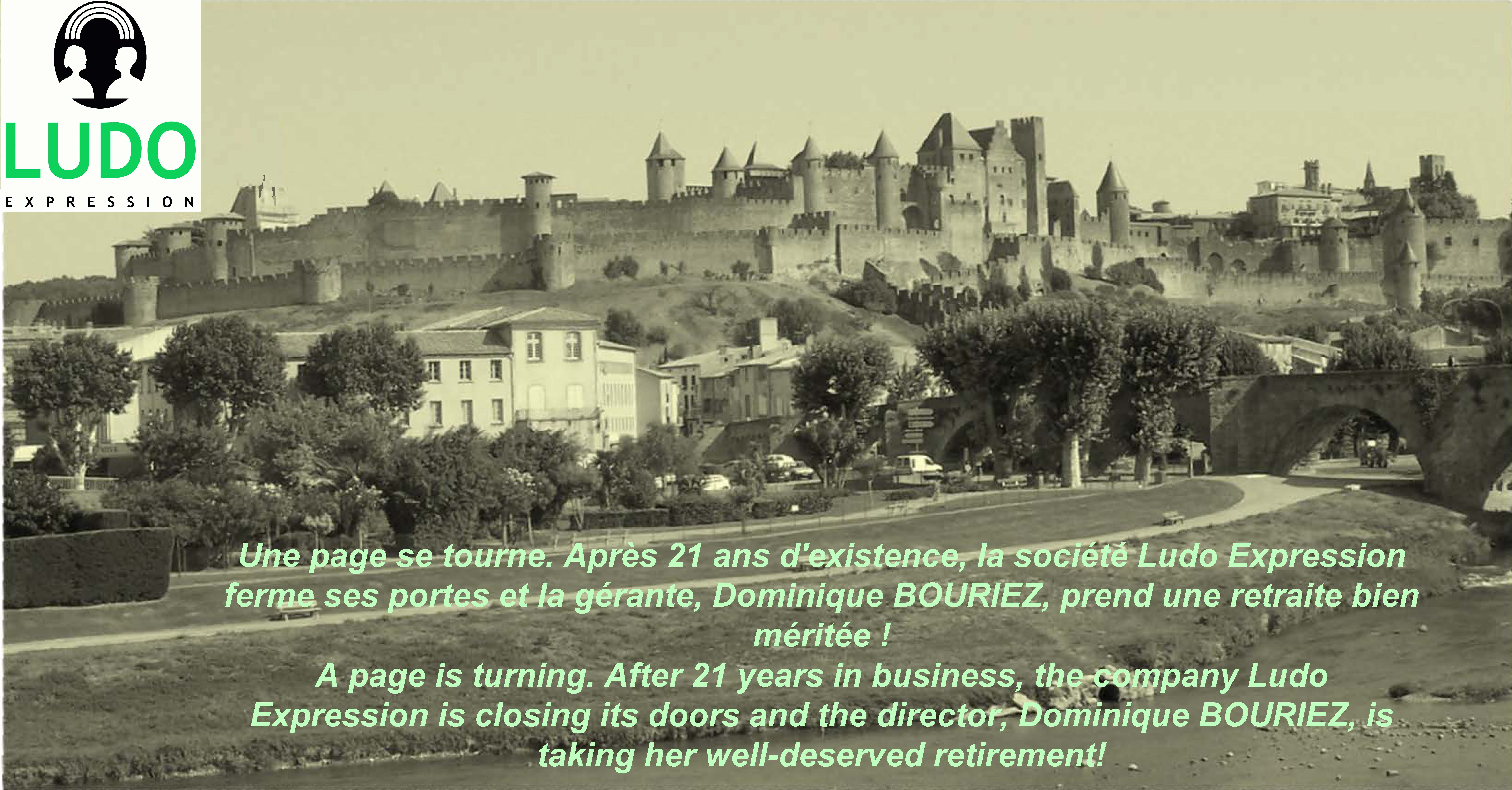 Annonce fermeture Ludo Expression